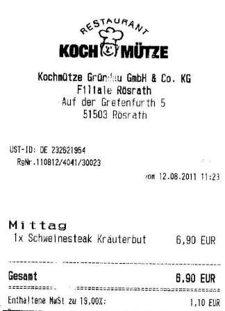 vmtv Hffner Kochmtze Restaurant